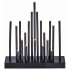 Emos Lighting black candle holder 25 x 27.5 cm, 20 LED, warm white