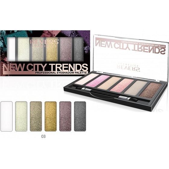 Revers New City Trends eyeshadow palette 03 9 g