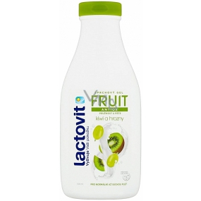 Lactovit Fruit Antiox Flexibility and care kiwi and grapes shower gel for normal to dry skin 500 ml