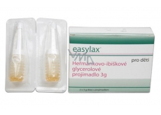 Easylax Chamomile-hibiscus glycerol laxative for children 2 ampoules x 3 g jar with laxative