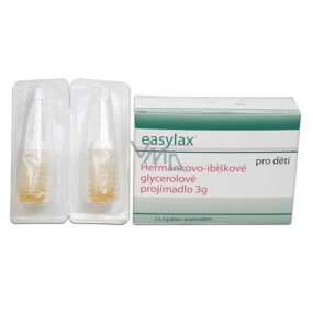 Easylax Chamomile-hibiscus glycerol laxative for children 2 ampoules x 3 g can with laxative