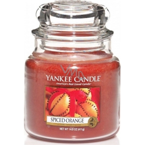 Yankee Candle Spiced Orange - Orange with a pinch of spice scented candle Classic medium glass 411 g
