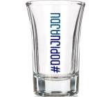 Nekupto Laughter Glass Gift Shot Glass I'll Finish and Go 0.04 l