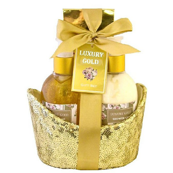 Salsa Collection Peony and Jasmine shower gel 170 ml + body lotion 170 ml + bath salt 100 g, 3-piece gift set
