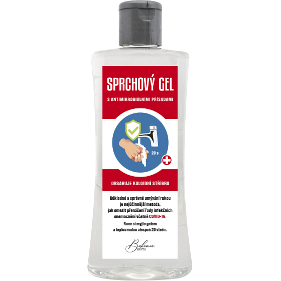 Bohemia Gifts Antimicrobial shower gel with colloidal silver 250 ml