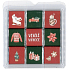 Nekupto Chocolate puzzle Christmas Skates 11 x 11.5 x 0.7 cm, 9 x 5 g