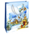 Nekupto Gift paper bag 23 x 18 x 10 cm Christmas winter landscape Nativity scene WBM 1938 40