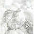 Nekupto Christmas gift cards White flask 6.5 x 6.5 cm 6 pieces