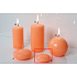 Lima Reflex phosphor orange candle floating lens 50 x 25 mm 6 pieces