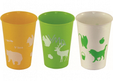 Petra plastic cup with animal print 300 ml 1 piece