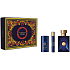 Versace Dylan Blue eau de toilette 100 ml + deodorant stick 75 ml + eau de toilette 10 ml, gift set for men