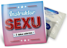 Nekupto Funny Condom Sex Instructor 1 piece