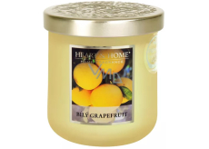 Heart & Home White grapefruit soy scented candle medium burns up to 30 hours 110 g