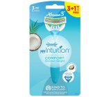 Wilkinson Xtreme 3 Comfort Coconut Delight jednorázový holicí strojek 3 + 1 kus