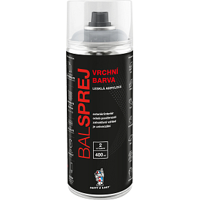 BALSPREJ top universal acrylic spray paint, RAL 7035 light gray, 400 ml