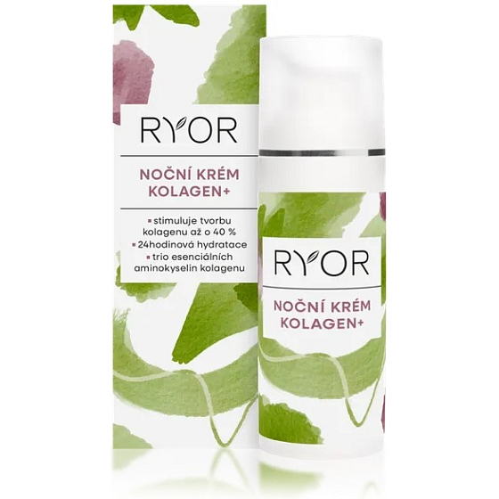 Ryor Collagen+ Night Cream in Dispenser, 50 ml