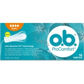 o.b. ProComfort Super with Dynamic Fit tampons 16 pieces