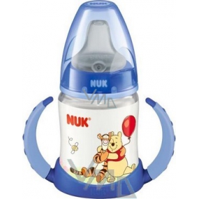 Nuk Disney First Choice plastic bottle for learning from 6 months 150 ml of different colors