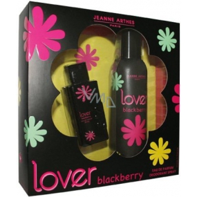 Jeanne Arthes Lover Blackberry perfumed water for women 50 ml + body cream 200 ml, gift set