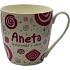 Nekupto Twister mug named Aneta pink 0.4 liter