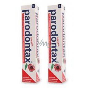 Parodontax Classic toothpaste against bleeding gums without fluoride 2 x 75 ml, duopack