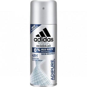 Adidas Adipure 24h antiperspirant deodorant spray without aluminum salts for men 150 ml