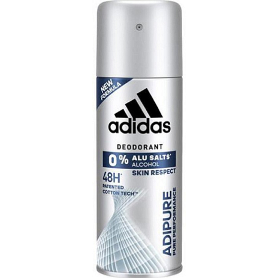 Adidas Adipure 48h antiperspirant deodorant spray without aluminium salts for men 150 ml