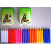 Romantic light Christmas candles box burning 90 minutes minutes white 12 pieces