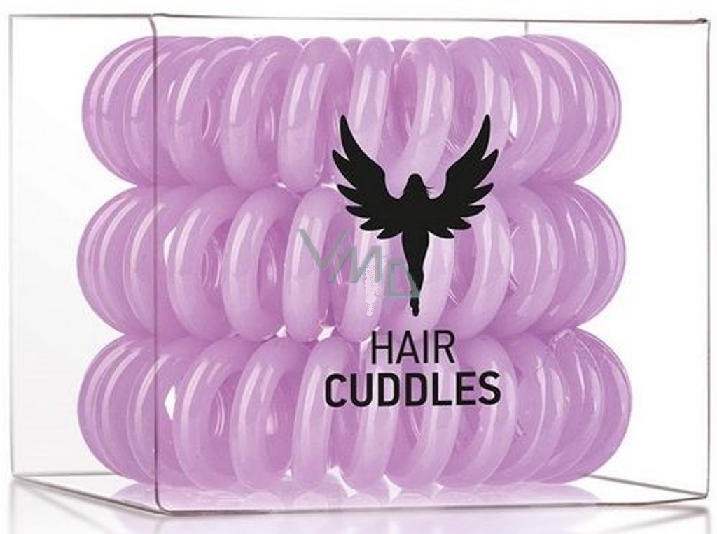 Hh Simonsen Hair Cuddles Purple Hair Elastic 3 Pieces Vmd
