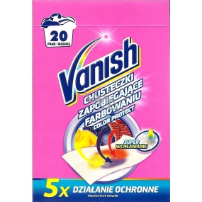 Vanish Color Protect wipes against staining of linen 20 pieces
