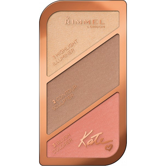 Rimmel London Kate Sculpting Palette Contouring Palette 002 Coral Glow 18.5 g