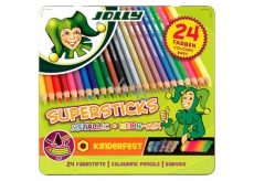 Jolly Sada pastelek 12 základních, 8 metalických, 4 neonové barvy 24 ks