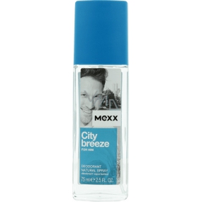 Mexx City Breeze for Him perfumed deodorant glass 75 ml