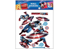 Room Decor Samolepky na zeď Marvel Captain America 30 x 30 cm