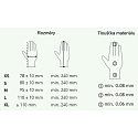 Aurelia Vitage Disposable latex gloves with powder size S box 100 pieces