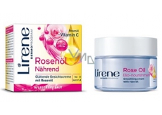 Lirene Essential Oils Rose Růžový olej vyhlazující denní a noční krém pro všechny typy pleti 50 ml