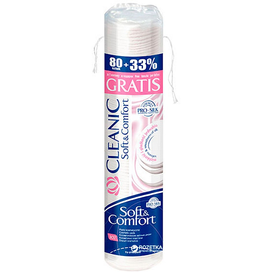 Cleanic Soft and Comfort cosmetic tampons 80 pieces