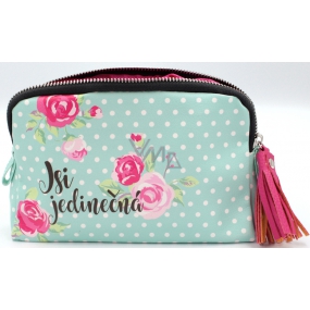 Nekupto Be A unique cosmetic bag Flowers 20 x 11.5 x 5 cm