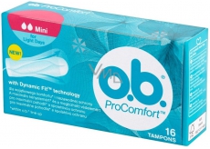 o.b. ProComfort Mini with Dynamic Fit tampons 16 pieces