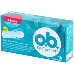 o.b. ProComfort Mini with Dynamic Fit tampons 16 pieces
