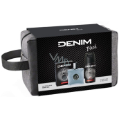 Denim Black aftershave 100 ml + deodorant spray 150 ml + cosmetic case, cosmetic set