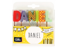 Albi Cake candles name - Daniel, 2.5 cm