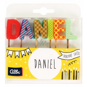 Albi Cake candles name - Daniel, 2.5 cm