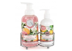 Michel Design Works Pink Grapefruit Foaming Fluid Hand Soap 530 ml + Hand & Body Milk 236 ml, cosmetic set