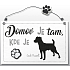 Nekupto Pets wooden sign Jack Russell 155 x 98 x 5 mm