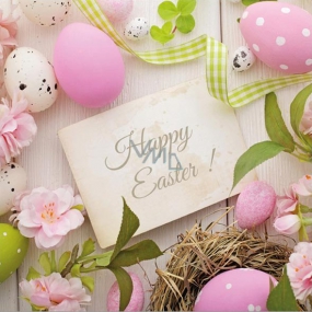 Aha Paper napkins 3 ply 33 x 33 cm 20 pieces Easter Happy Easter!