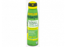 Predator Repellent Deet 16% repellent spray repels mosquitoes and ticks 150 ml