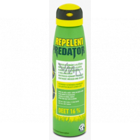 Predator Repellent Deet 16% repellent spray repels mosquitoes and ticks 150 ml