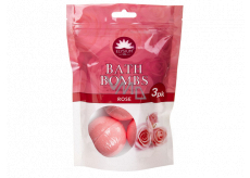 Elysium Spa Rose Fizzy Bath Bomb 3 x 50 g