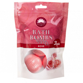 Elysium Spa Rose Fizzy Bath Bomb 3 x 50 g